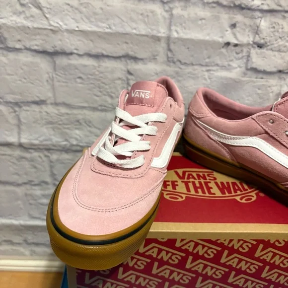 Vans Brooklyn Ls Suede Sneakers Girls Size 5 - Picture 4 of 10